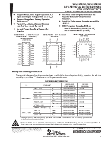 浏览型号SN74LVTH240DWR的Datasheet PDF文件第1页