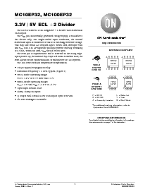 浏览型号MC10EP32DG的Datasheet PDF文件第1页
