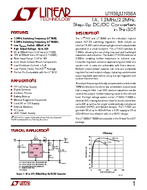 浏览型号LT1930ES5的Datasheet PDF文件第1页