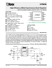 浏览型号SP6650EU/TR的Datasheet PDF文件第1页