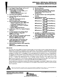浏览型号MSP430F2003的Datasheet PDF文件第1页