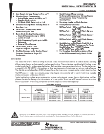 浏览型号MSP430F2121IDGV的Datasheet PDF文件第1页