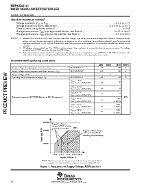 浏览型号MSP430F2121IDGV的Datasheet PDF文件第12页