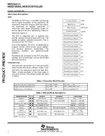 浏览型号MSP430F2121IDGV的Datasheet PDF文件第4页