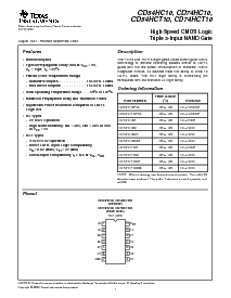 浏览型号CD54HC10F3A的Datasheet PDF文件第1页