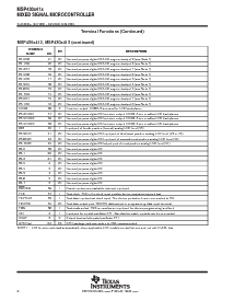 浏览型号MSP430F417的Datasheet PDF文件第6页