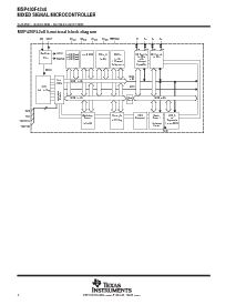 浏览型号MSP430F4260的Datasheet PDF文件第4页