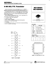 浏览型号MC100H601FN的Datasheet PDF文件第1页