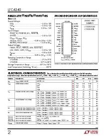 浏览型号LTC4240IGN的Datasheet PDF文件第2页