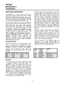 浏览型号78P2241的Datasheet PDF文件第2页