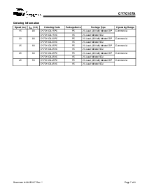 浏览型号CY7C167A-35VC的Datasheet PDF文件第7页