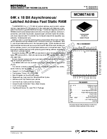 浏览型号MCM67A618FN12的Datasheet PDF文件第1页