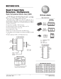 浏览型号MC74HC157ADTR2的Datasheet PDF文件第1页