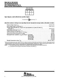 浏览型号SN74LV07ADR的Datasheet PDF文件第2页