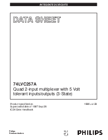 浏览型号74LVC257ADB的Datasheet PDF文件第1页