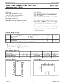 浏览型号74LVC257ADB的Datasheet PDF文件第2页
