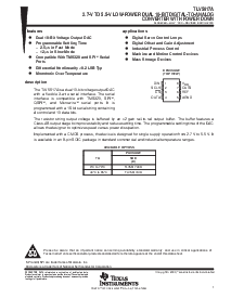 浏览型号TLV5617AID的Datasheet PDF文件第1页