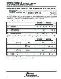 浏览型号SN74ALS157ANSR的Datasheet PDF文件第4页