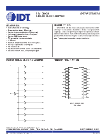 浏览型号IDT74FCT3807AQI的Datasheet PDF文件第1页