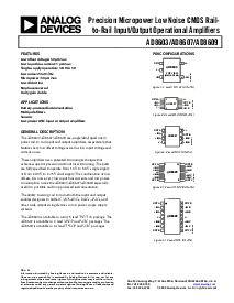 浏览型号AD8607ARM-REEL的Datasheet PDF文件第1页