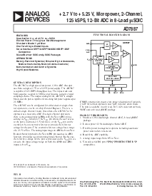浏览型号AD7887ARM的Datasheet PDF文件第1页