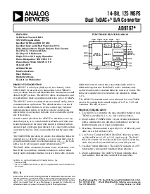 浏览型号AD9767AST的Datasheet PDF文件第1页