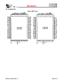 浏览型号CY7C1382D-167AXC的Datasheet PDF文件第3页