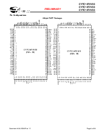 浏览型号CY7C1470V33-167AXI的Datasheet PDF文件第3页