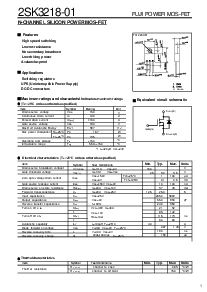浏览型号2SK3218-01的Datasheet PDF文件第1页