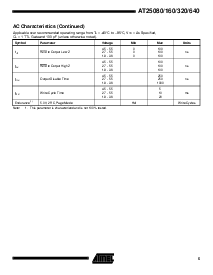 浏览型号AT25080-10PC-2.7的Datasheet PDF文件第5页