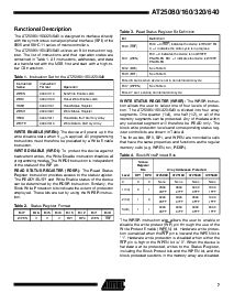 浏览型号AT25080-10PC-2.7的Datasheet PDF文件第7页