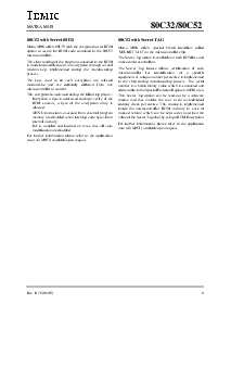 浏览型号80C52T-40D的Datasheet PDF文件第9页