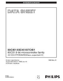 浏览型号87C451的Datasheet PDF文件第1页