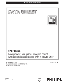 浏览型号87LPC764的Datasheet PDF文件第1页