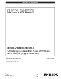 浏览型号89C538的Datasheet PDF文件第1页