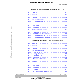 浏览型号MC68HC908AB32的Datasheet PDF文件第13页