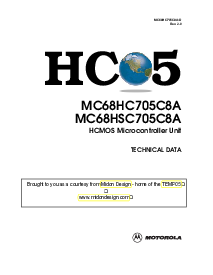 浏览型号MC68HC705C8ACFB的Datasheet PDF文件第1页
