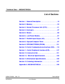 浏览型号MC68HC705C8ACFB的Datasheet PDF文件第3页