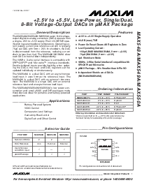 浏览型号MAX548ACPA的Datasheet PDF文件第1页