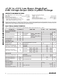 浏览型号MAX548ACPA的Datasheet PDF文件第2页