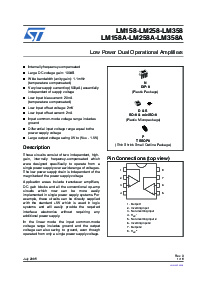 浏览型号LM358ADT的Datasheet PDF文件第1页