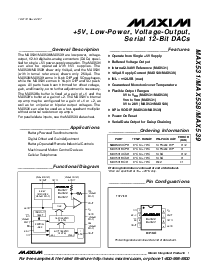 浏览型号MAX538AEPA的Datasheet PDF文件第1页