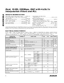 浏览型号MAX5858AECM的Datasheet PDF文件第2页