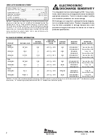 浏览型号OPA4348AID的Datasheet PDF文件第2页