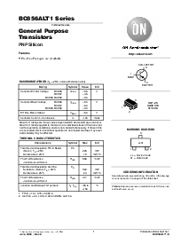 浏览型号BC858ALT1的Datasheet PDF文件第1页