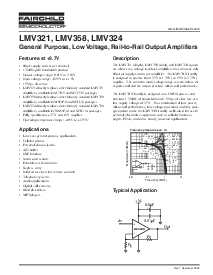 浏览型号LMV358AM8X的Datasheet PDF文件第1页