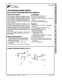 浏览型号LM358AMX的Datasheet PDF文件第1页