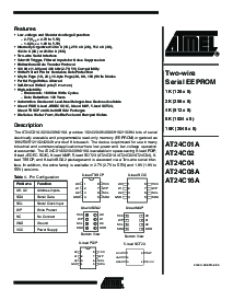 浏览型号AT24C08AN-10SI-2.7的Datasheet PDF文件第1页