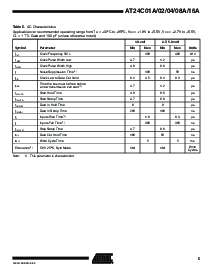 浏览型号AT24C08AN-10SI-2.7的Datasheet PDF文件第5页