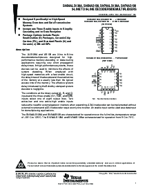 浏览型号SN74ALS138ANSR的Datasheet PDF文件第1页